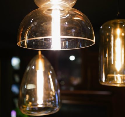 Photo glass chandelier