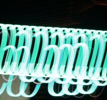 Photo neon desk light