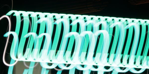 Photo neon desk light